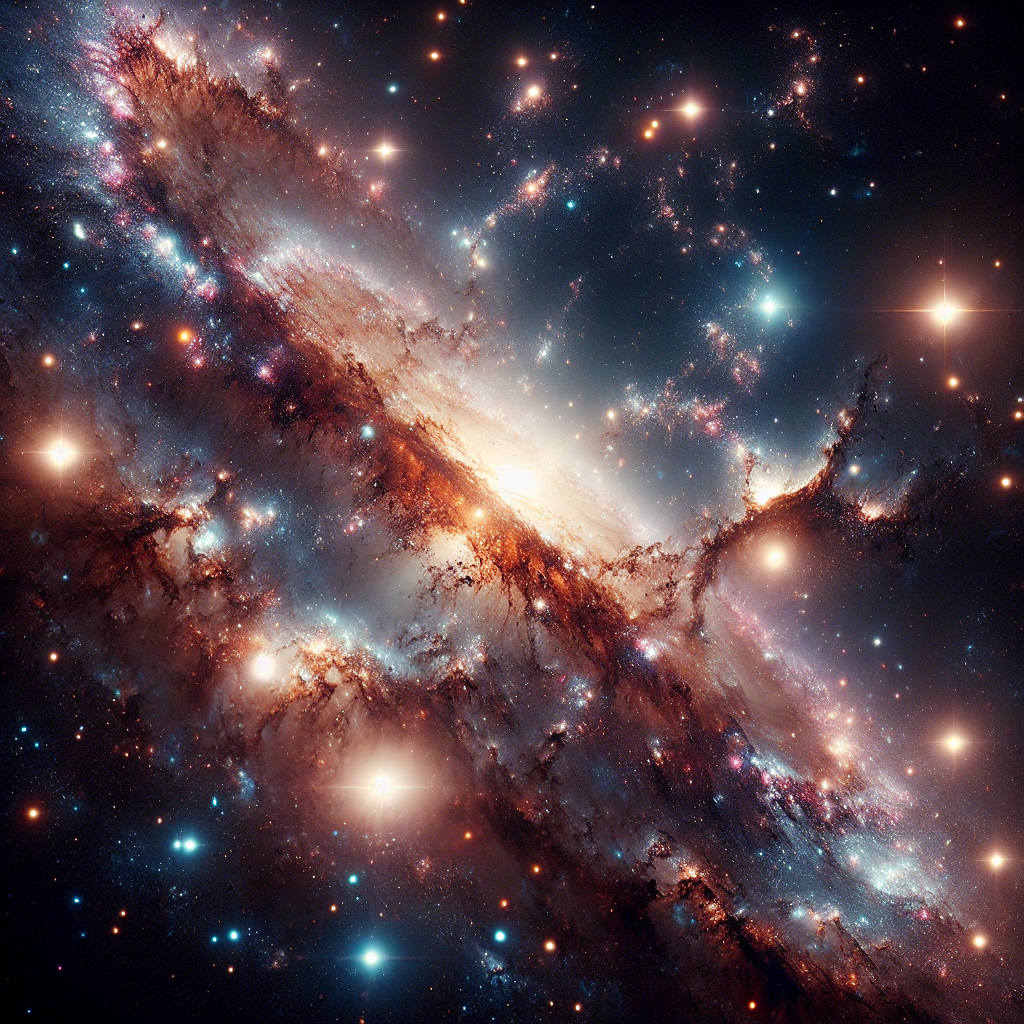 Hubble's Spectacular Image of a Multitude of Lights in a Galaxy