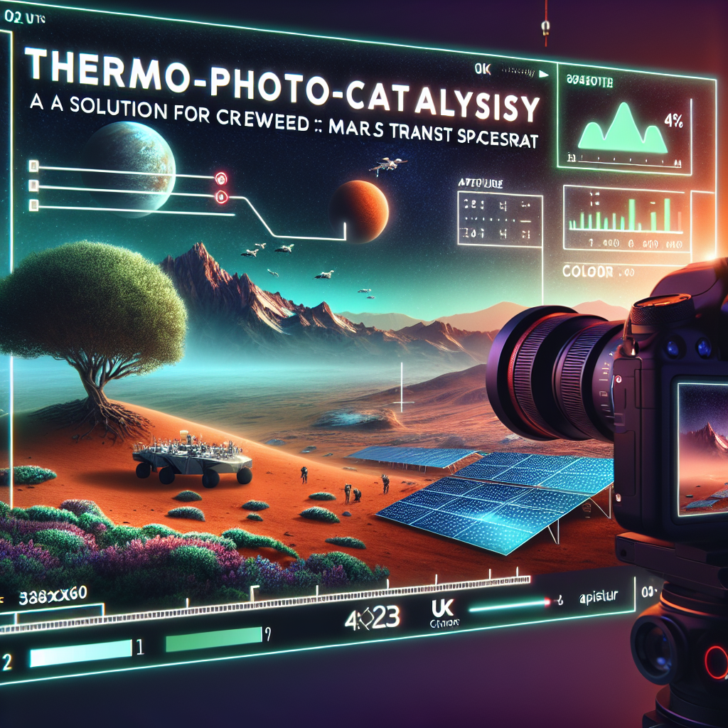 Thermo-Photo-Catalysis: A Solution for Oxygen Supply in Crewed Mars Transit Spacecraft